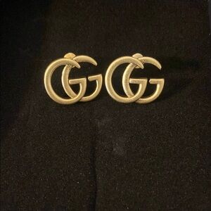 Gold GG Logo Earrings